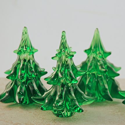 Small Green Christmas trees