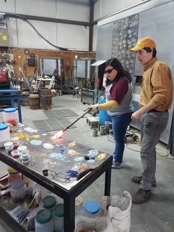 glass blowing class