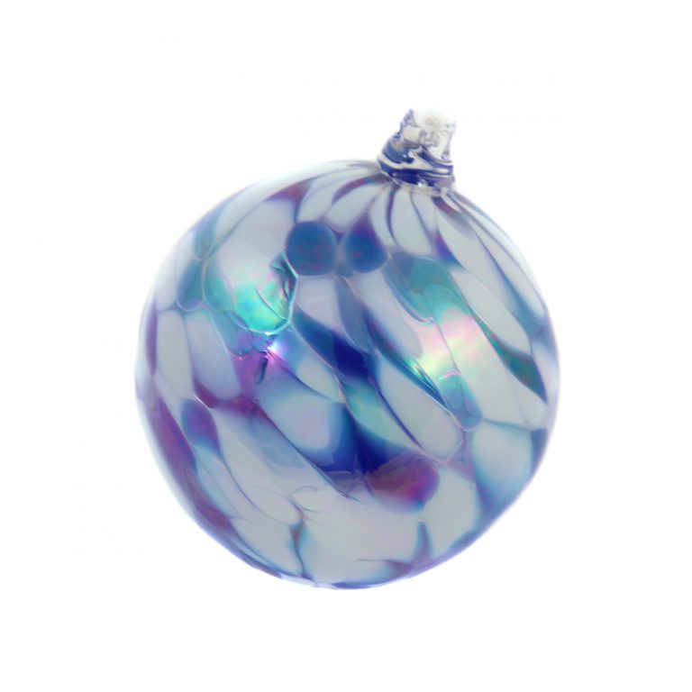 Bright blue ornament