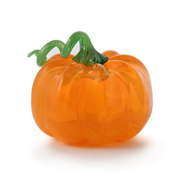 Transparent orange pumpkin'