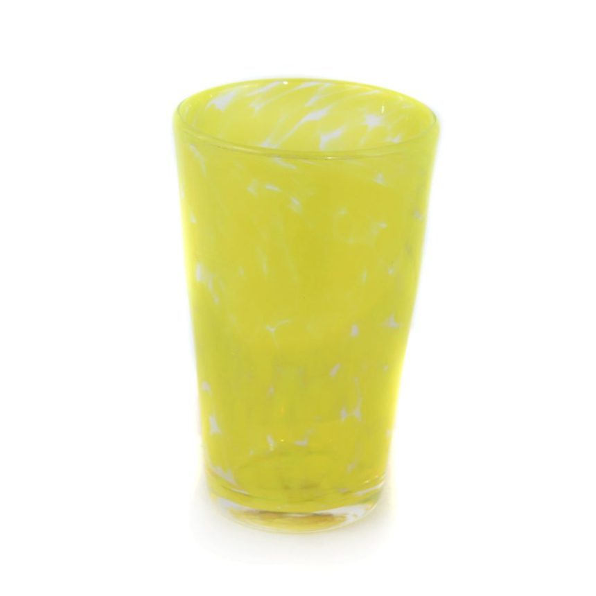 Tumbler Lemon Yellow Stafford Art Glass
